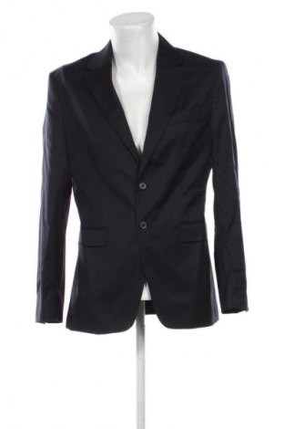 Мъжко сако Zara, Размер L, Цвят Син, Цена 124,03 лв.