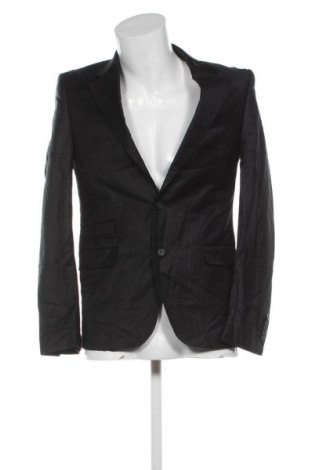 Мъжко сако Zara, Размер M, Цвят Черен, Цена 15,99 лв.
