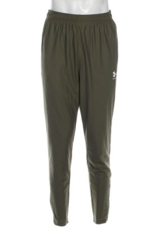 Pantaloni trening de bărbați Under Armour, Mărime XL, Culoare Verde, Preț 150,99 Lei
