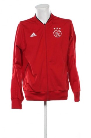 Ανδρική αθλητική ζακέτα Adidas, Μέγεθος L, Χρώμα Κόκκινο, Τιμή 24,55 €
