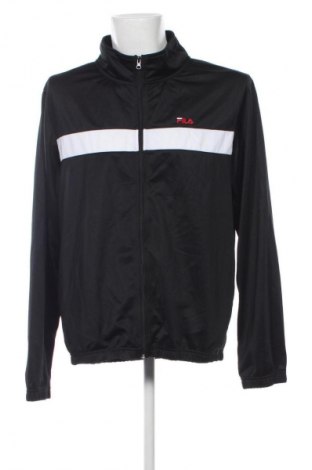 Ανδρική αθλητική ζακέτα FILA, Μέγεθος XL, Χρώμα Μαύρο, Τιμή 40,99 €