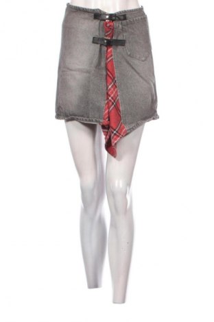Fustă Bershka, Mărime S, Culoare Gri, Preț 77,17 Lei