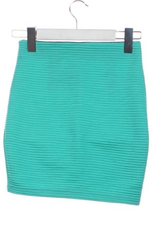 Rock Bershka, Größe XS, Farbe Grün, Preis 9,72 €