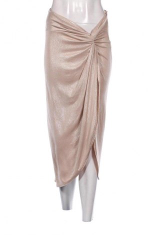 Szoknya Boohoo, Méret L, Szín Bézs, Ár 7 038 Ft