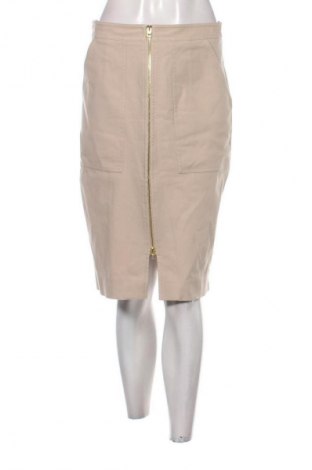 Fustă Diane Von Furstenberg, Mărime M, Culoare Bej, Preț 347,37 Lei