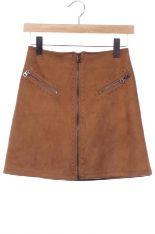 Пола Pimkie, Размер XS, Цвят Кафяв, Цена 4,99 лв.