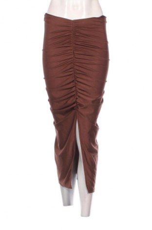 Fustă SHEIN, Mărime L, Culoare Maro, Preț 29,79 Lei