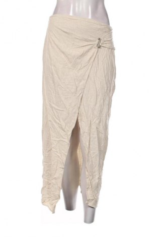 Fustă Stradivarius, Mărime M, Culoare Bej, Preț 61,99 Lei