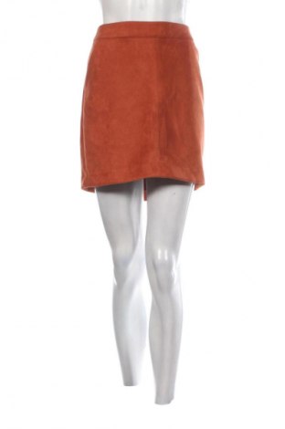 Пола Vero Moda, Размер L, Цвят Кафяв, Цена 10,99 лв.