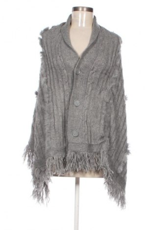 Ponczo Fiorella Rubino, Rozmiar M, Kolor Szary, Cena 183,99 zł