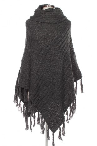 Ponczo Laura Torelli, Rozmiar M, Kolor Szary, Cena 59,99 zł
