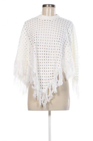 Πόντσο Unbranded, Μέγεθος S, Χρώμα Λευκό, Τιμή 19,99 €