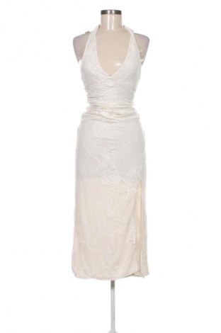 Rochie Bershka, Mărime XS, Culoare Ecru, Preț 83,99 Lei