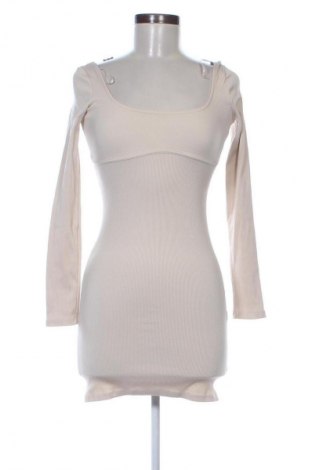 Šaty  Bershka, Velikost S, Barva Béžová, Cena  496,00 Kč