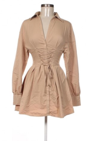 Рокля Bershka, Размер S, Цвят Бежов, Цена 16,99 лв.