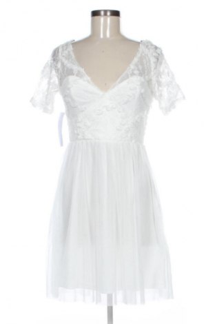 Kleid Bubbleroom, Größe M, Farbe Weiß, Preis 31,72 €