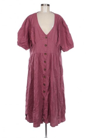 Kleid City Chic, Größe XL, Farbe Aschrosa, Preis 16,99 €