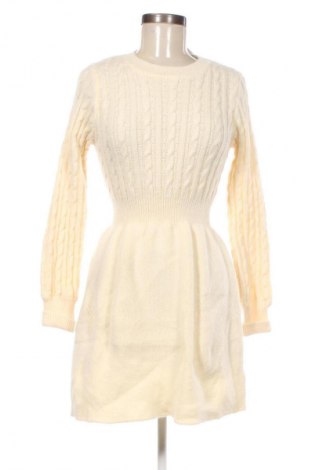 Sukienka SHEIN, Rozmiar XS, Kolor ecru, Cena 64,99 zł