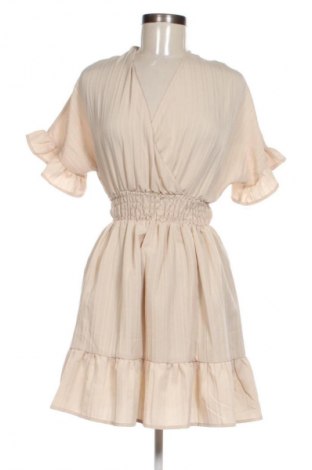 Рокля SHEIN, Размер XS, Цвят Бежов, Цена 39,14 лв.