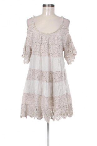 Рокля Unbranded, Размер M, Цвят Бежов, Цена 15,99 лв.