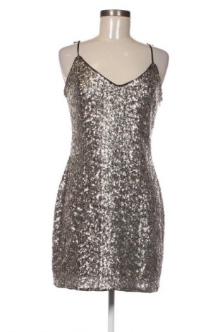 Рокля Zara, Размер M, Цвят Златист, Цена 27,99 лв.