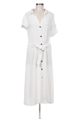 Kleid Zara, Größe S, Farbe Weiß, Preis 17,30 €