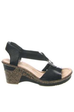 Sandalen Rieker, Größe 39, Farbe Schwarz, Preis 51,66 €