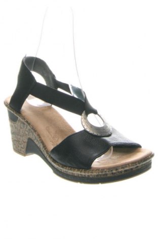 Sandalen Rieker, Größe 39, Farbe Schwarz, Preis 51,66 €