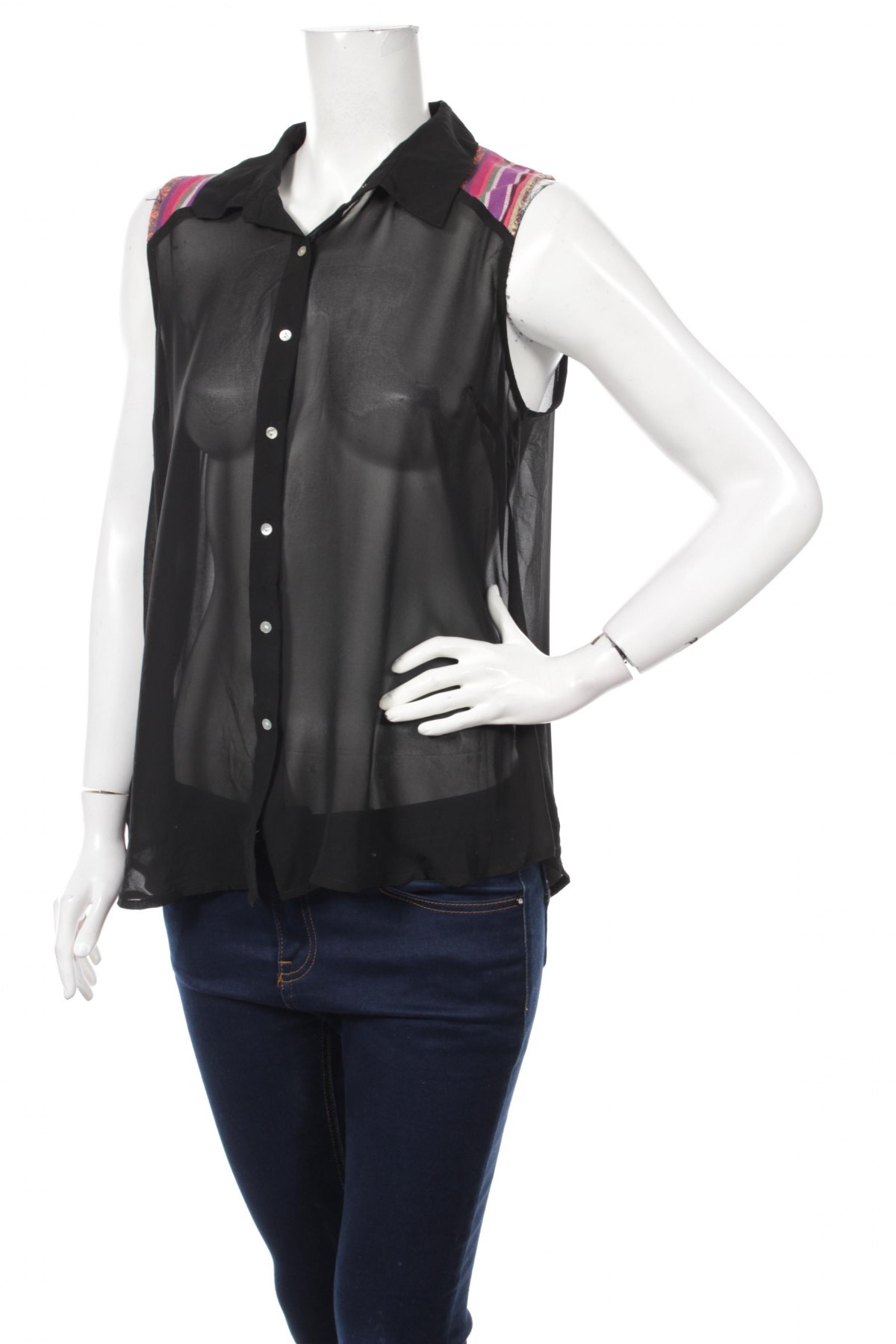 Γυναικείο πουκάμισο G:21, Μέγεθος L, Χρώμα Μαύρο, Τιμή 16,08 €