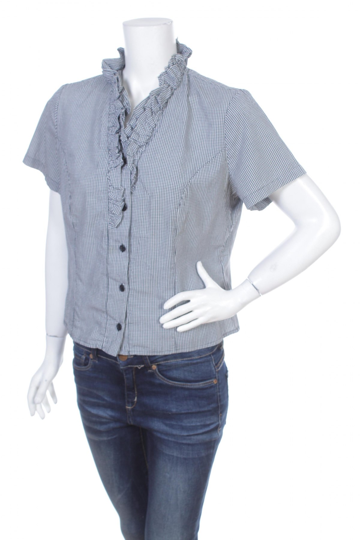 Γυναικείο πουκάμισο Tence, Μέγεθος L, Χρώμα Γκρί, Τιμή 9,28 €