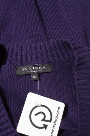 Дамски пуловер In Linea, Размер XL, Цвят Лилав, Цена 5,75 лв.
