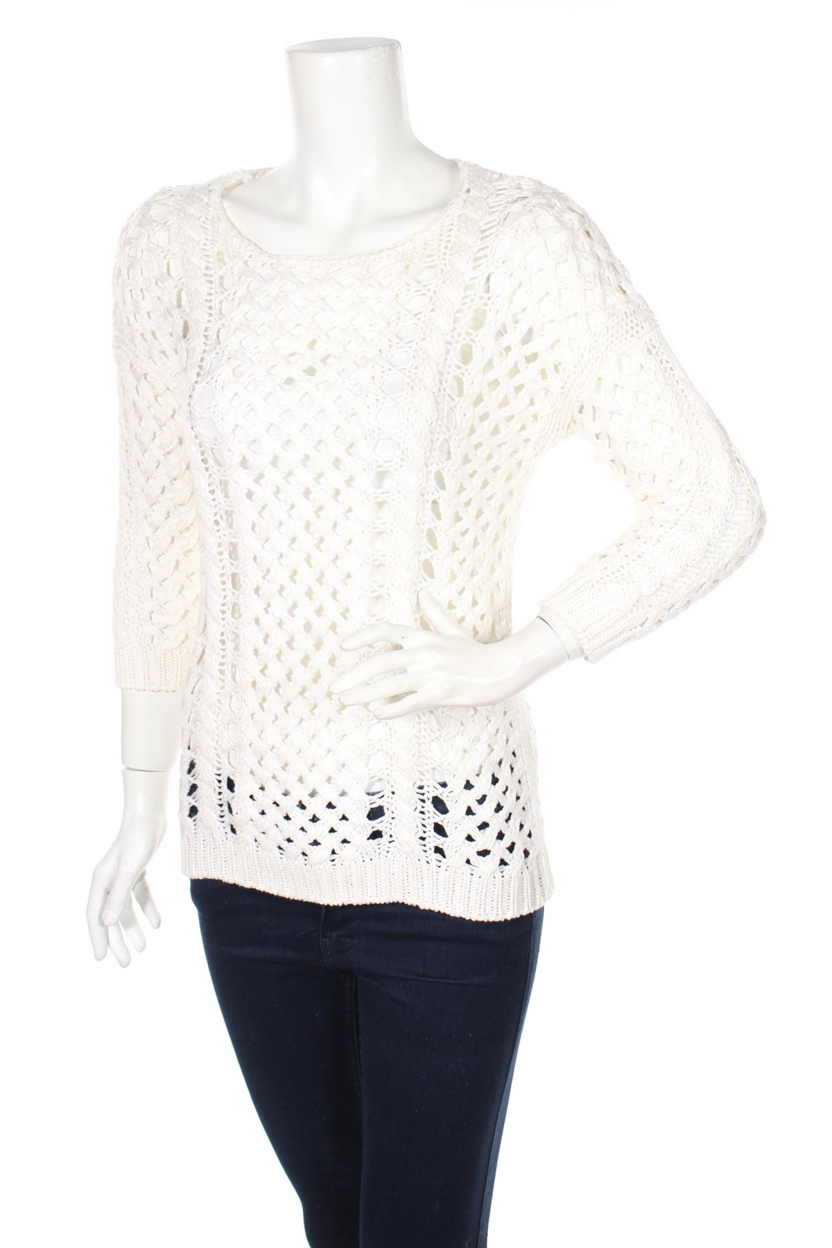 Дамски пуловер Nkd, Размер S, Цвят Бял, Цена 6,00 лв.