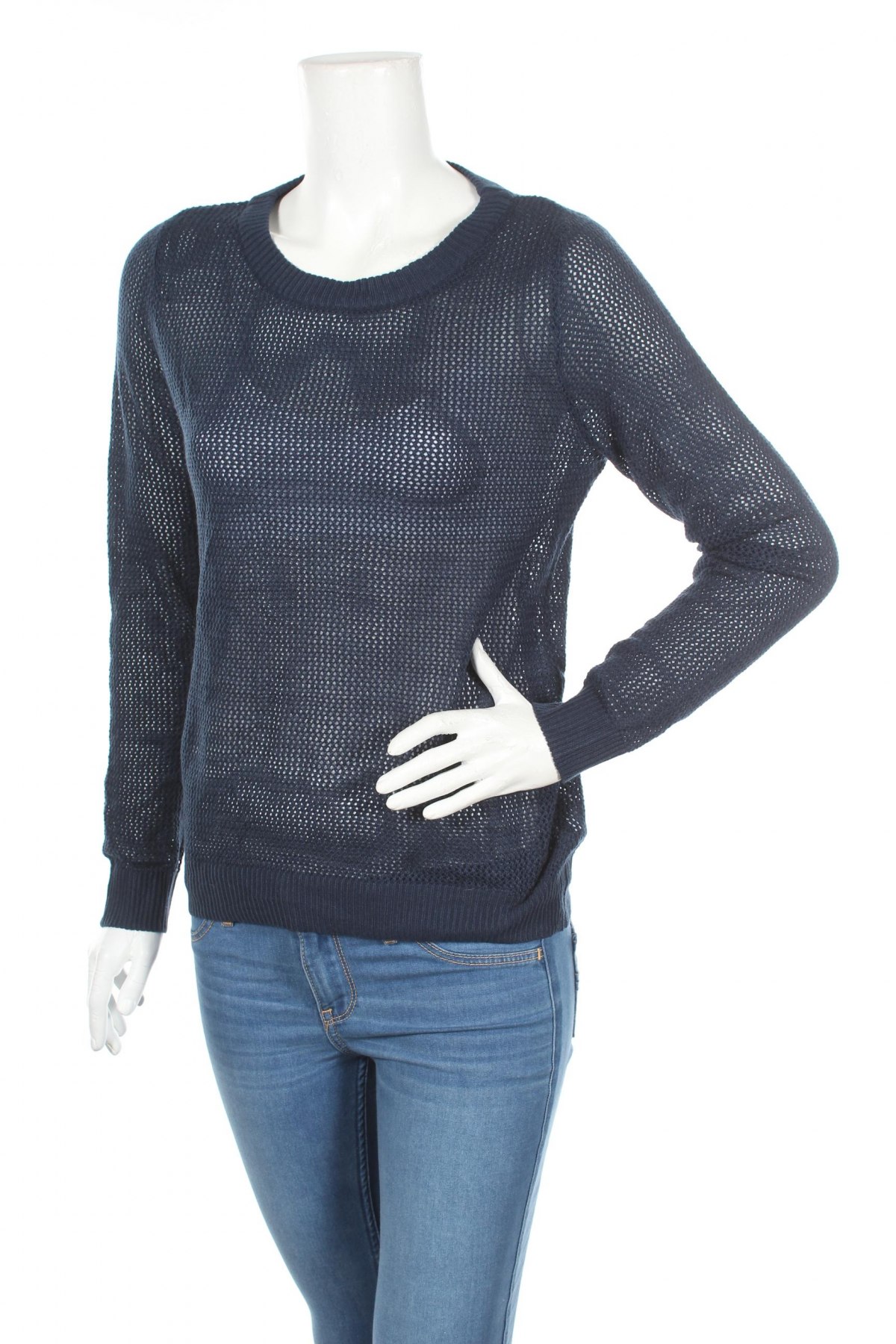 Дамски пуловер Outfitters Nation, Размер M, Цвят Син, Цена 5,75 лв.