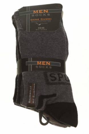 Socken, Größe L, Farbe Mehrfarbig, 70% Baumwolle, 25% Polyester, 5% Elastan, Preis 21,16 €