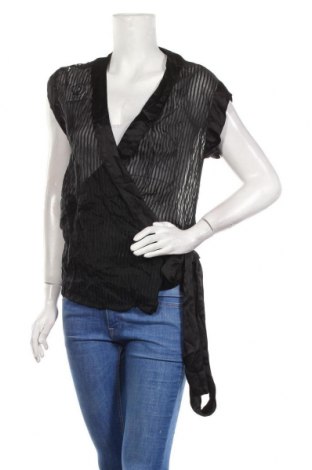 Дамска блуза Filippa K, Размер M, Цвят Черен, 100% коприна, Цена 29,99 лв.