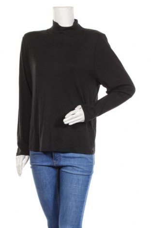 Damen Shirt Massimo Dutti, Größe M, Farbe Schwarz, 50% Lyocell, 50% Baumwolle, Preis 30,23 €