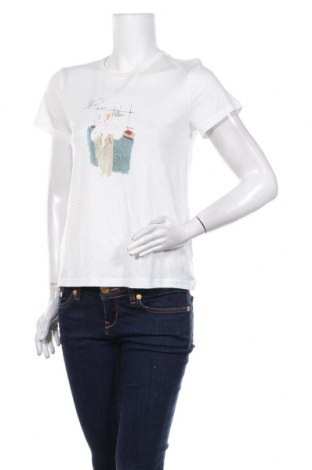 Damen Shirt Massimo Dutti, Größe M, Farbe Weiß, 67% Lyocell, 33% Baumwolle, Preis 25,42 €