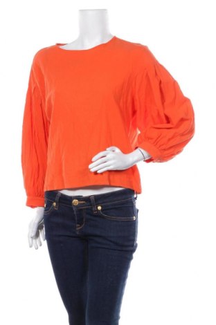 Дамска блуза Weekday, Размер M, Цвят Оранжев, Памук, Цена 25,20 лв.