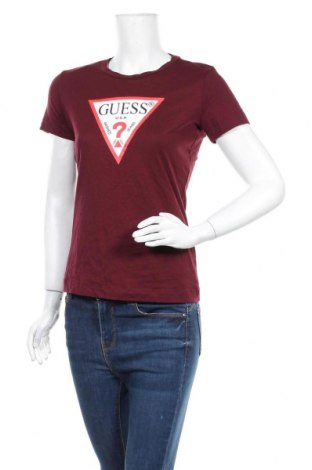 Γυναικείο t-shirt Guess, Μέγεθος M, Χρώμα Κόκκινο, Τιμή 32,48 €