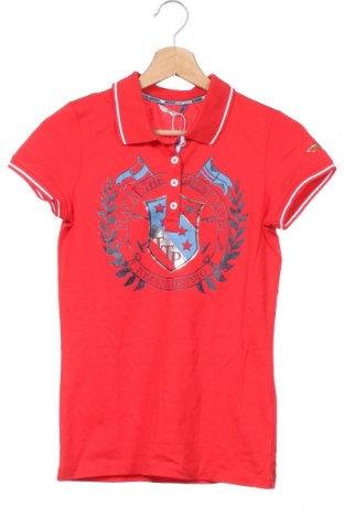 Damski T-shirt Tom Tailor, Rozmiar XXS, Kolor Czerwony, 95% bawełna, 5% elastyna, Cena 40,42 zł