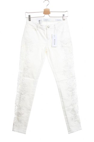 Dámské džíny  Guess, Velikost XS, Barva Bílá, 98% bavlna, 2% elastan, Cena  664,00 Kč