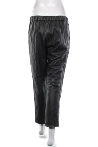 Дамски кожен панталон Massimo Dutti, Размер M, Цвят Черен, Естествена кожа, Цена 359,25 лв.
