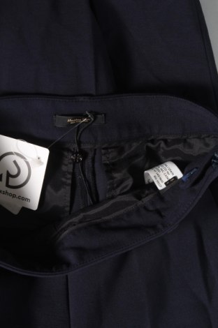 Дамски панталон Massimo Dutti, Размер XS, Цвят Син, 86% вискоза, 8% вълна, 6% еластан, Цена 126,75 лв.