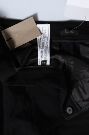 Дамски панталон Massimo Dutti, Размер L, Цвят Черен, 86% вискоза, 8% вълна, 6% еластан, Цена 134,25 лв.