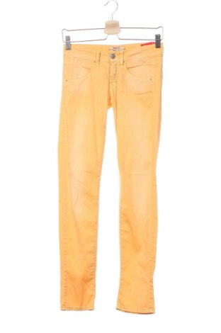 Дамски панталон Met, Размер XS, Цвят Жълт, 92% памук, 8% еластан, Цена 12,34 лв.