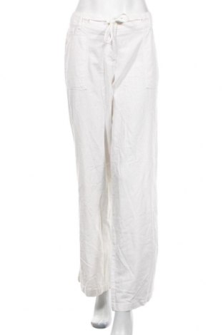 Дамски панталон Next, Размер XL, Цвят Бял, 55% лен, 45% вискоза, Цена 32,55 лв.
