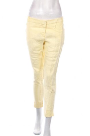 Дамски панталон Sinequanone, Размер M, Цвят Жълт, Лен, Цена 56,62 лв.