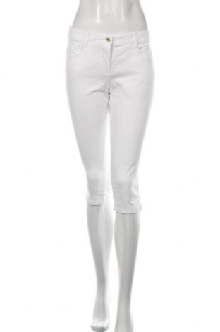 Γυναικείο παντελόνι Tom Tailor, Μέγεθος M, Χρώμα Λευκό, 97% βαμβάκι, 3% ελαστάνη, Τιμή 21,65 €