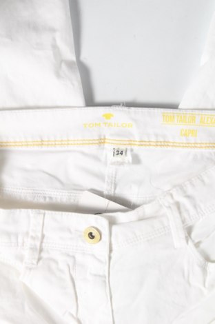 Дамски панталон Tom Tailor, Размер XS, Цвят Бял, Цена 50,40 лв.