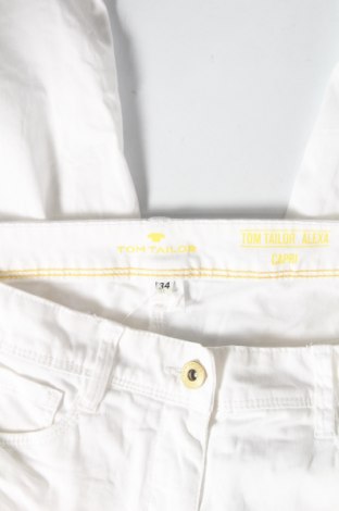 Дамски панталон Tom Tailor, Размер XS, Цвят Бял, Цена 33,60 лв.